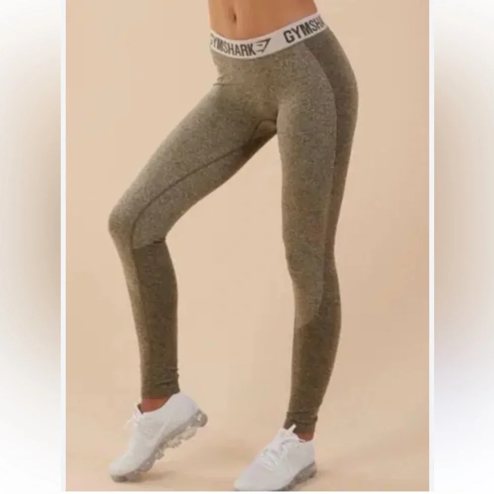 Gymshark Olive Green Flex Leggings - Picture 4 of 7